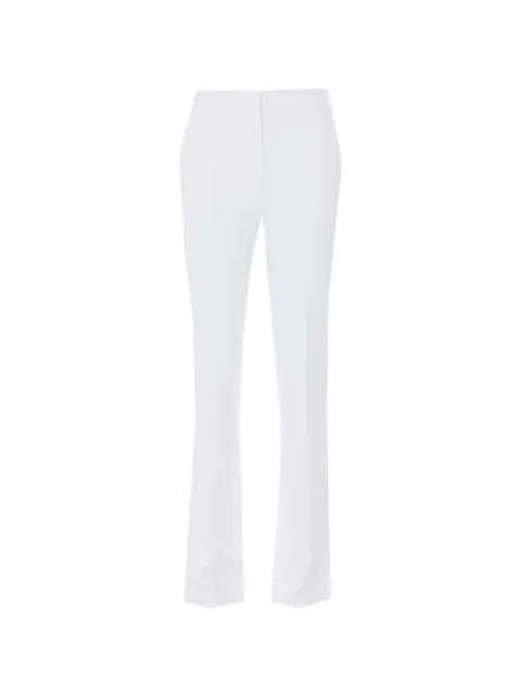 Patrizia Pepe structured straight-leg trousers White 2P1745A737