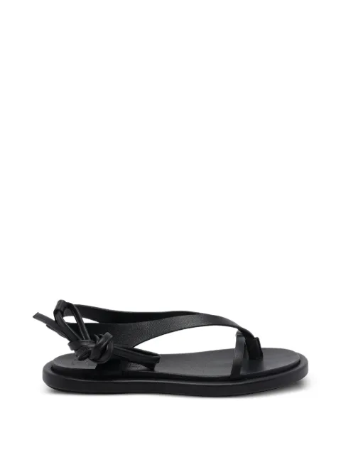 POEVE Flavia lace-up sandals Black ARE10