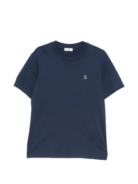 SANDRO logo-patch T-shirt Blue SHPTS01880