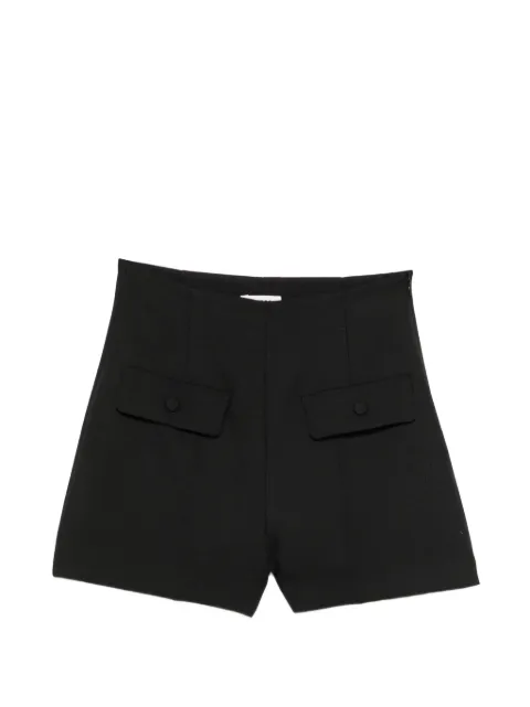SANDRO high-waisted shorts Black SFPSH00677