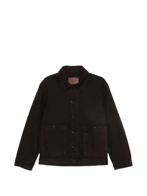 SANDRO buttoned denim jacket Brown SHPBL01387