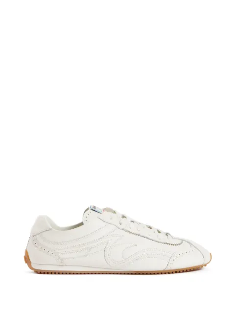 SANDRO leather sneakers Neutrals SFACH01490