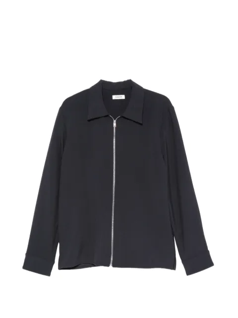 SANDRO Joker zip-front overshirt Blue SHPCM01678