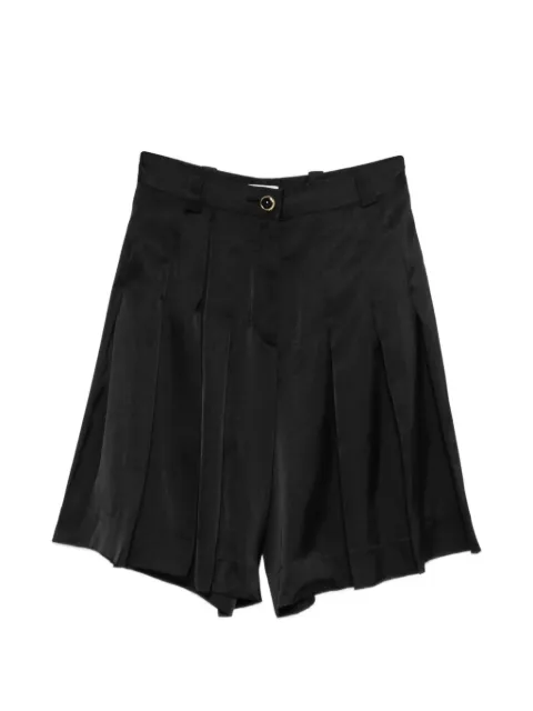 SANDRO high-waisted pleated shorts Black SFPSH00662