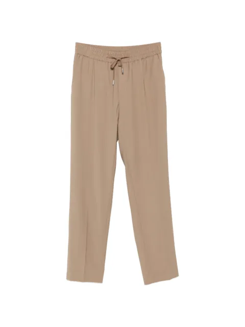 SANDRO elastic-waistband trousers Neutrals SHPPA02083