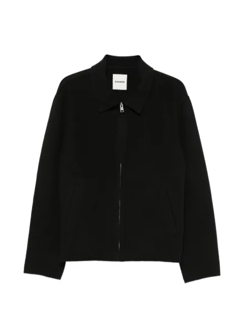 SANDRO zip-up jacket Black SHPBL01449