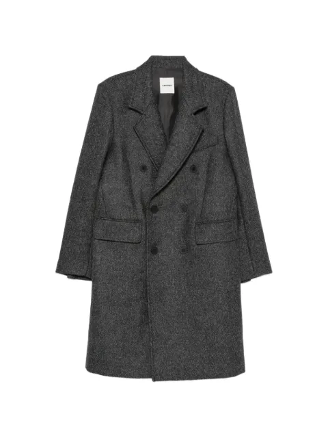 SANDRO Achille double-breasted coat Grey SHPMA00442