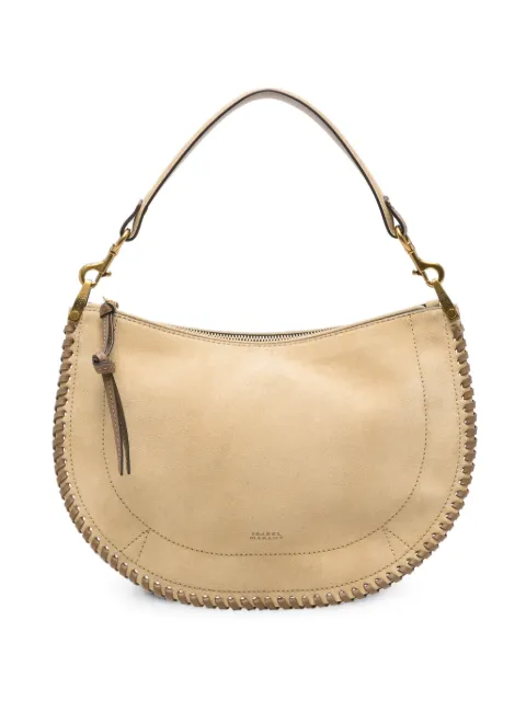 ISABEL MARANT Oskan soft zip shoulder bag Neutrals BF0066FBB2C06M