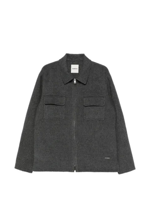 SANDRO zipped jacket Grey SHPBL00905