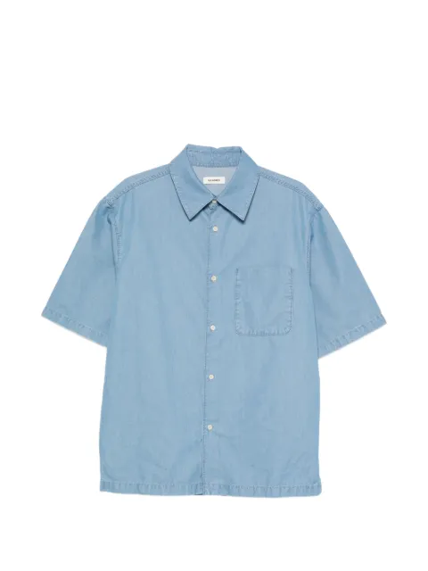 SANDRO short-sleeve shirt Blue SHPCM01729