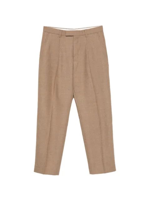 SANDRO pleated-detail trousers Neutrals SHPPA02034