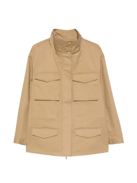 SANDRO chest-pocket coat Brown SFPBL01431