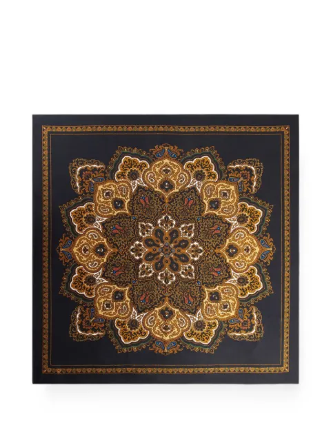 SANDRO paisley-print scarf Black SFABO01231