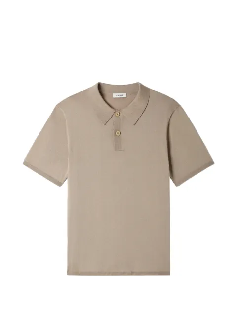 SANDRO short-sleeve polo shirt Neutrals SHPTR00382