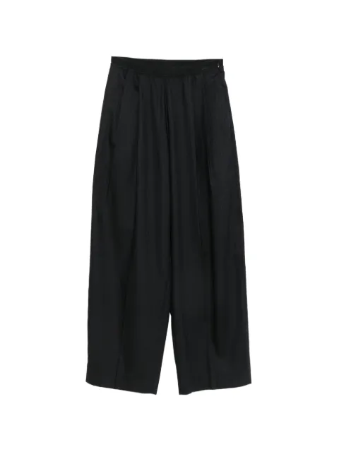 SANDRO pleated palazzo pants Blue SFPPA01974