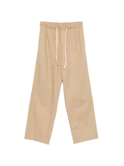 SANDRO drawstring-waist trousers Neutrals SHPPA01993