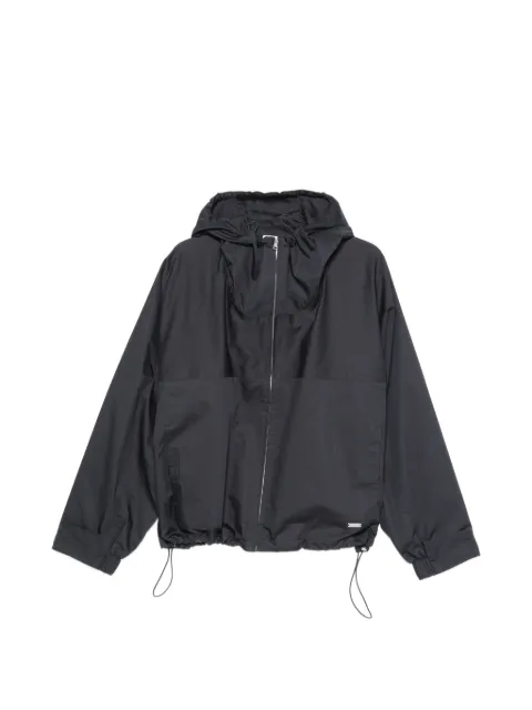 SANDRO zip-up hooded jacket Blue SHPBL01377