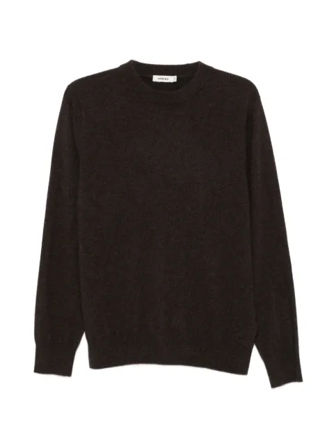SANDRO round-collar long-sleeve sweater Brown SHPTR00326