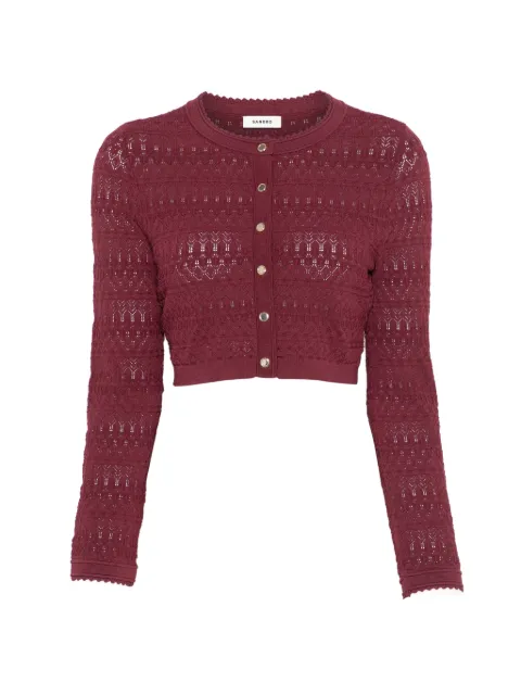 SANDRO buttoned cardigan Red SFPCA01513