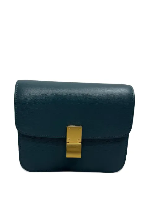 Celine Pre-Owned 2023 Teen Box shoulder bag Blue RFCPUGBBA734860W