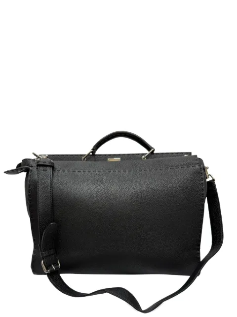 Fendi Pre-Owned Selleria Peekaboo top handle bag Black MRPPUGBBA511299W