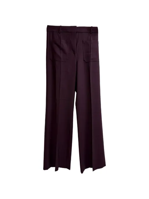 Victoria Beckham Alina high-rise trousers Red RFCPUGBCL726980W