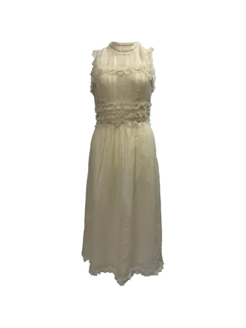 Ulla Johnson Aberdeen pleated dress Neutrals RFCPUGBCL713839W
