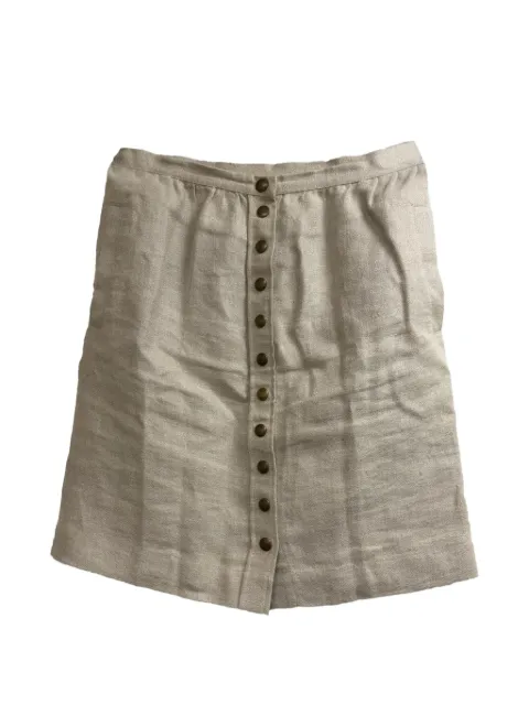 A.P.C. Button-down A-line skirt Neutrals RFCPUGBCL737360W