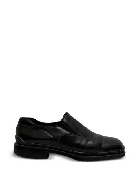 Prada Pre-Owned square-toe loafers Black RFCPUGBSH719475M