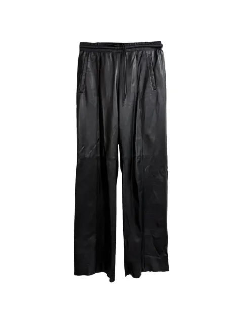 Prada Pre-Owned paneled drawstring trousers Black RFCPUGBCL706881W