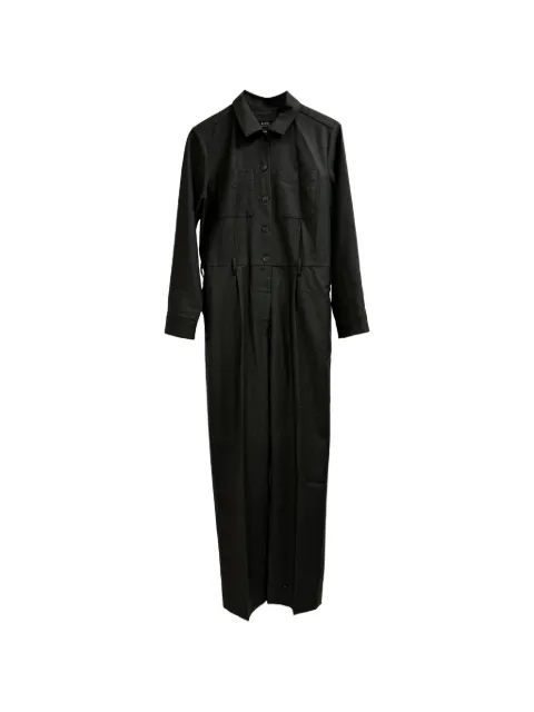 A.P.C. belted chest-pocket jumpsuit Grey RFCPUGBCL735608W