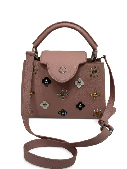Louis Vuitton Pre-Owned Mechanical Flowers Capucines BB handbag Pink RFCPUGBBA735067W