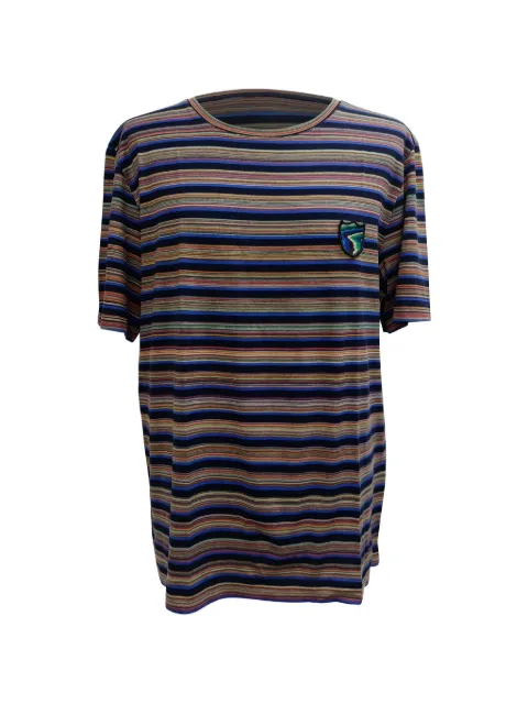 Missoni Pre-Owned 2024 Patch striped T-shirt Blue MRPPUGBCL636431M