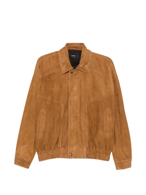 Arma Frederica suede bomber jacket Brown 005L26102402