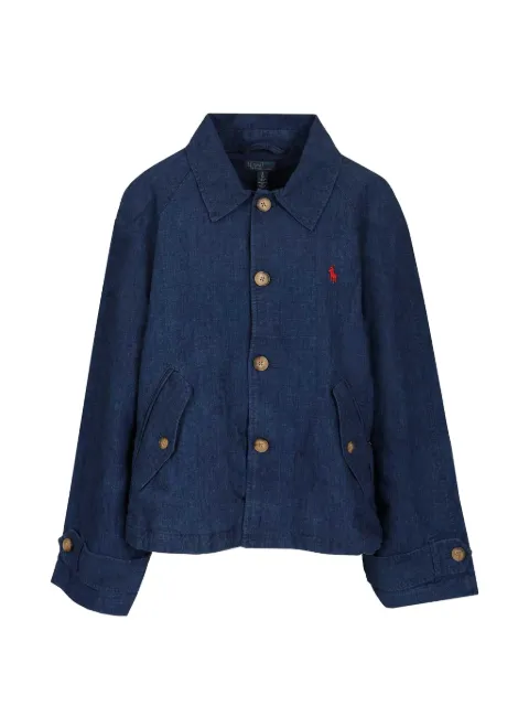 Polo Ralph Lauren délavé linen jacket Blue 211A12657001