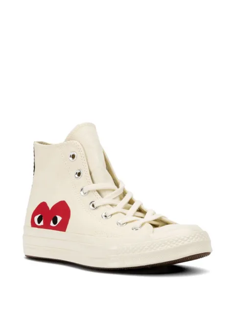 Comme Des Garçons Play x Converse x Converse Chuck Taylor canvas sneakers Neutrals P1K112