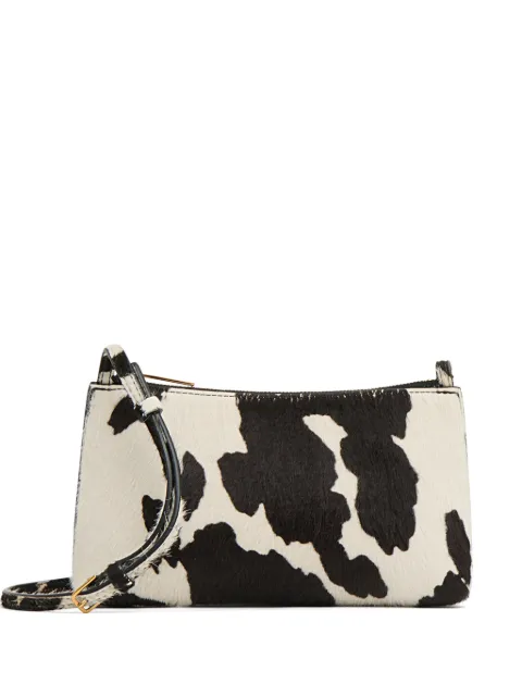 Mansur Gavriel mini Gaia animal-print cross body bag White WS26H210PY