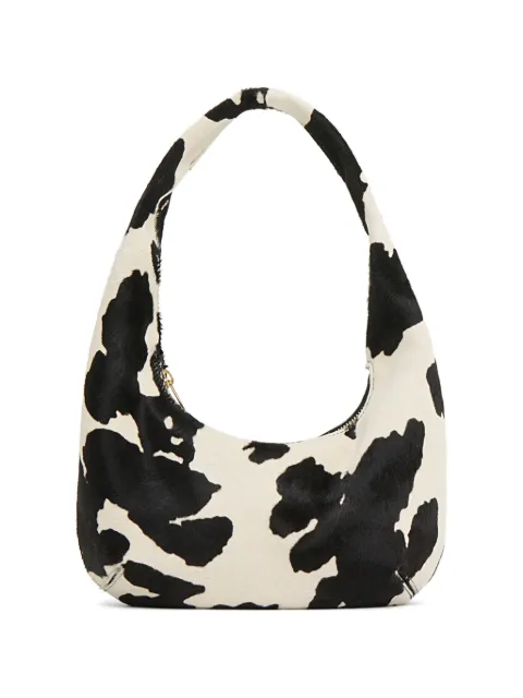 Mansur Gavriel mini Gnocchi cow-print shoulder bag White WS26H215PY