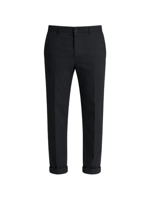 Peserico pressed-crease cotton trousers Blue R54725T2300800