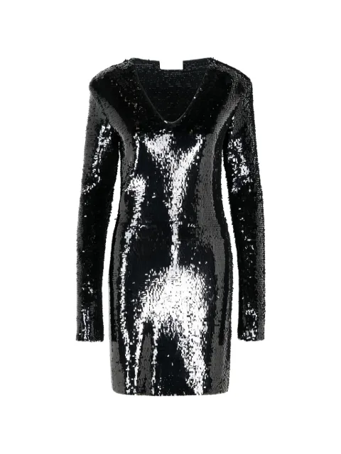 Max Mara sequin-embellishment mini dress Black 2422626082600