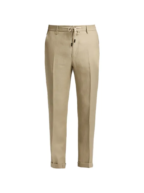 Peserico pleated drawstring trousers Neutrals R54295D02606