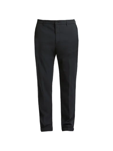Peserico button-fastening cotton chino trousers Blue R54705D02448