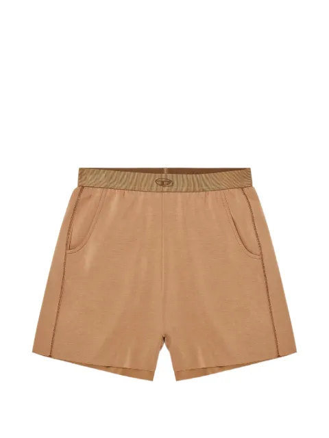 Diesel Oval-D logo shorts Brown A223090TJBU