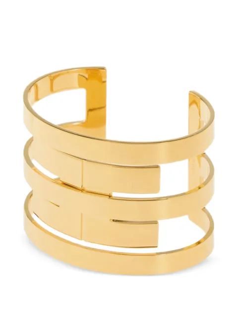 Elisabetta Franchi rigid bracelet with bands Gold BC36B63E2