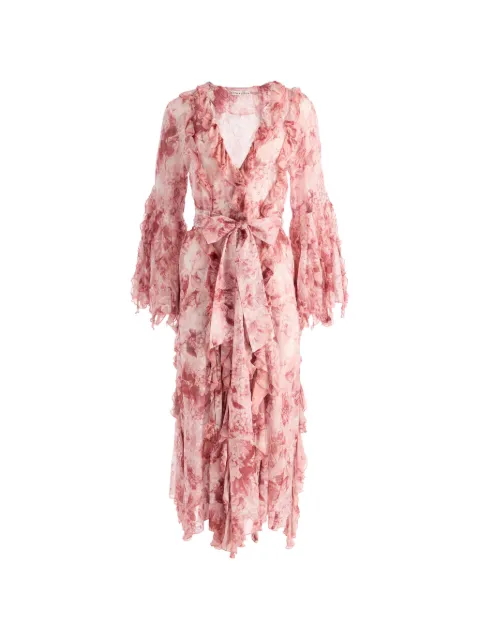 alice + olivia ruffled coat Pink CC604P60202