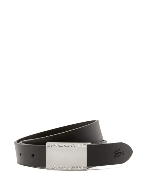 Lacoste buckle-logo leather belt Black RC4060