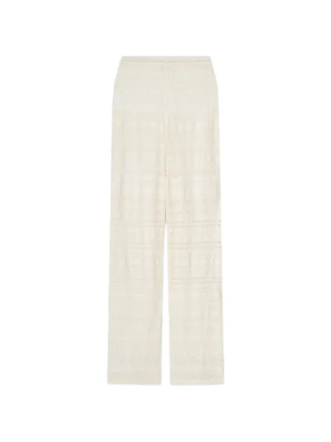 Nanushka knitted elasticated-waist trousers Neutrals NW26SSPA34301