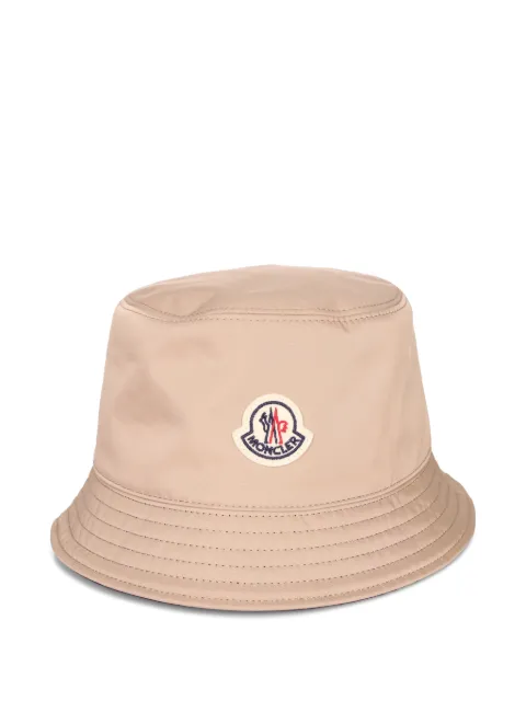 Moncler logo-patch bucket hat Neutrals 3B0002254A1KP27