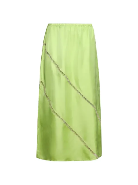 diotima Tobago ladder-stitch skirt Green 26WWS07S029