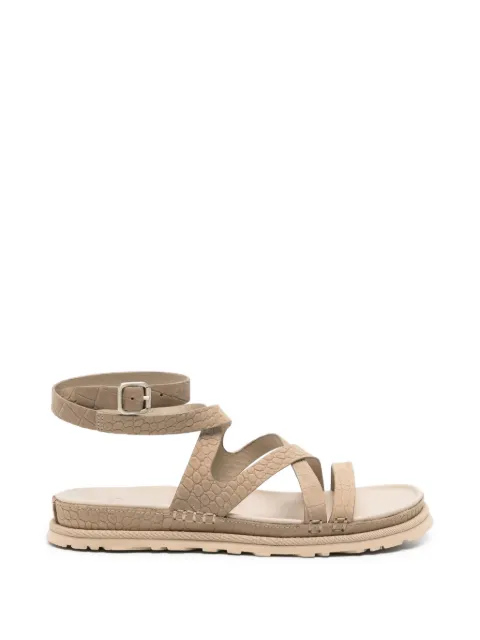 UGG croc-effect sandals Neutrals 11787570